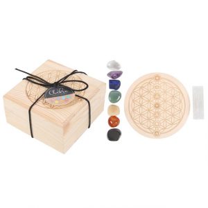 7 Chakra Crystal Grid Gift Set
