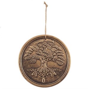 Tree of Life Bronze Terracotta Plaque by Lisa Parker