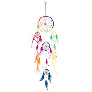 Multi-Rainbow 90cm Dreamcatcher