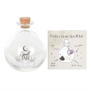 Glass 10cm Spell Jar with Recipe Booklet
