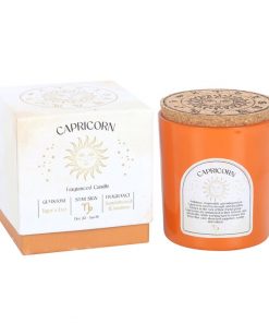 Capricorn Sandalwood & Jasmine Gemstone Zodiac Candle
