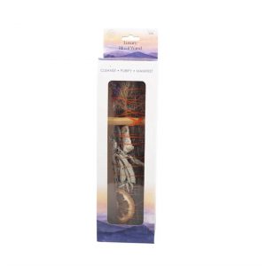 Ritual Wand 9in Smudge Stick with Rosemary, Palo Santo and Aventurine