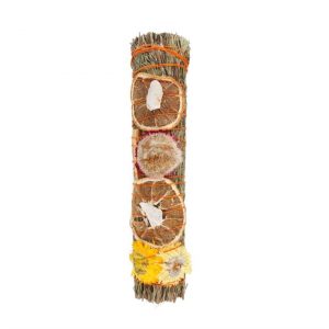 Ritual Wand 9in Smudge Stick with Rosemary, Palo Santo and Quartz