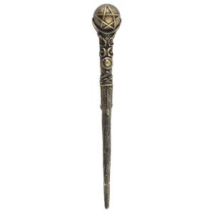 Pentagram Bronze Wand
