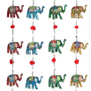 Elephant Assorted Hanging Decoration with Bell