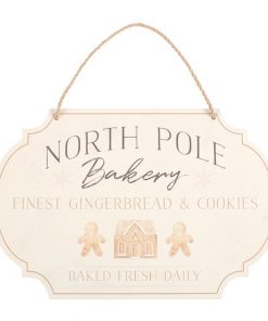 North Pole Bakery Hanging Sign