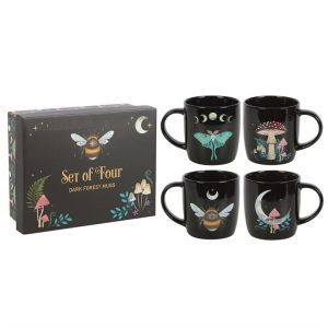 Dark Forest Set of 4 Mugs