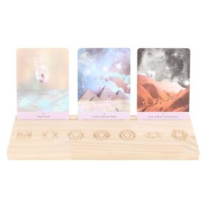 7 Chakra Natural Tarot Card Stand