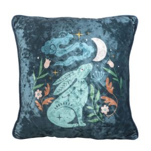 Midnight Hare 35cm Square Cushion
