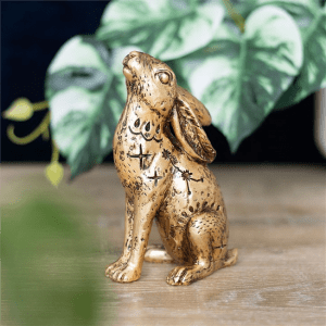 Midnight Hare 13cm Resin Ornament