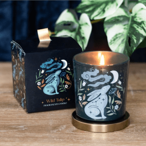Midnight Hare Wild Tulip Candle