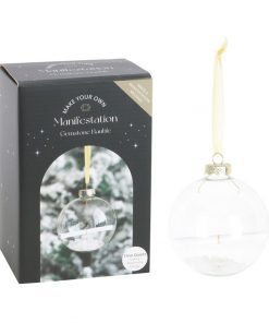 Clear Quartz Manifestation Christmas Bauble Kit