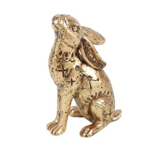 Midnight Hare 13cm Resin Ornament