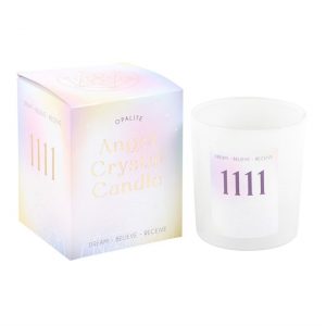 Angel Number 1111 Crystal Chip Candle