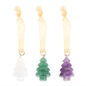 Crystal Christmas Tree Set of 3 Decorations