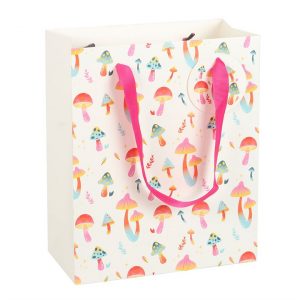Funky Fungi Mushroom Print 23cm Gift Bag