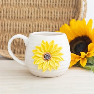 Sunflower 3D Hello Sunshine Rounded Mug