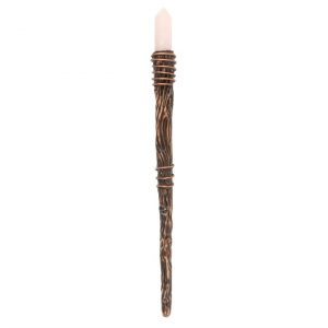 Rose Quartz Thin Romance Crystal Wand