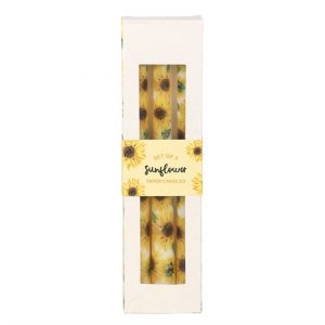 Sunflower Set of 3 Taper Candles