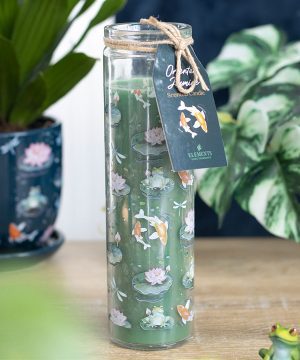 Pond Print Oriental Jasmine Tube Candle