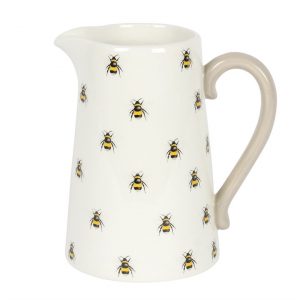 All Over Bee Ceramic Flower Jug