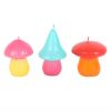 Mushroom Shaped Set of 3 Candles