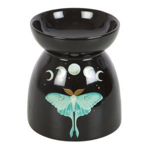 Midnight Luna Moth Oil Burner