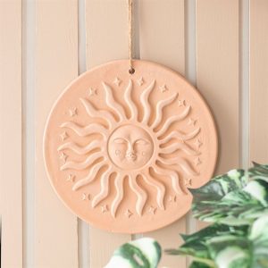 Sun Terracotta Plaque