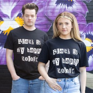 Black is My Happy Colour Unisex T-shirt Size L