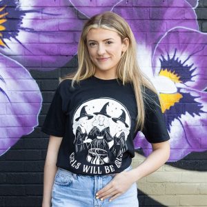 Girls Will Be Girls Witchy Unisex T-shirt Size L