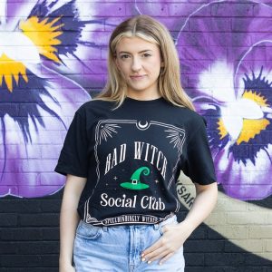 Bad Witch Social Club Green Unisex T-shirt Size L