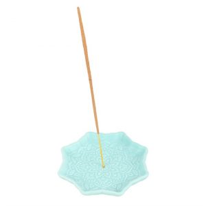 Mandala Blue Incense Stick Holder