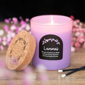 Lammas Cinnamon and Orange Wheel of the Year Candle