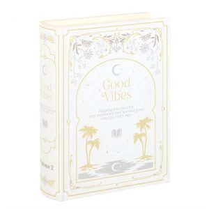 White Book Shaped Storage Box
