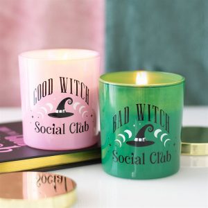 Good Witch and Bad Witch Set of 2 Scented Candles