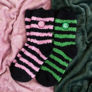 Good Witch and Bad Witch Set of 2 Fluffy Socks