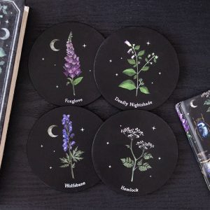 Poisonous Plants Coaster Set