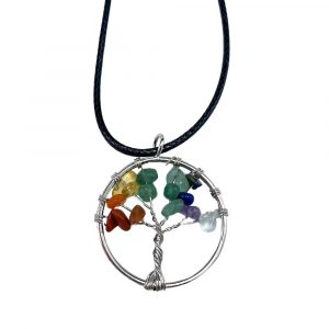 7 Chakra Tree of Life Pendant