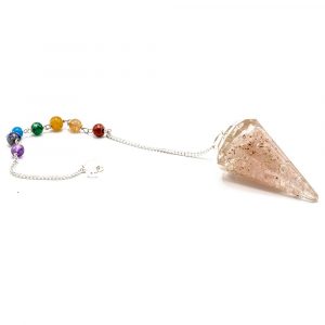 Rose Quartz Orgonite Power Chakra Pendulum